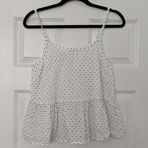 NWT MUDPIE Belair Peplum Top